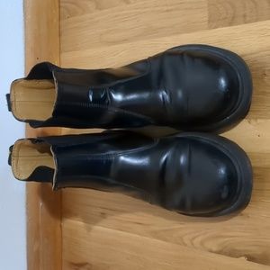 Doc Martens 2976 Black Leather Size 8 (Fits more like 9.5 women)
